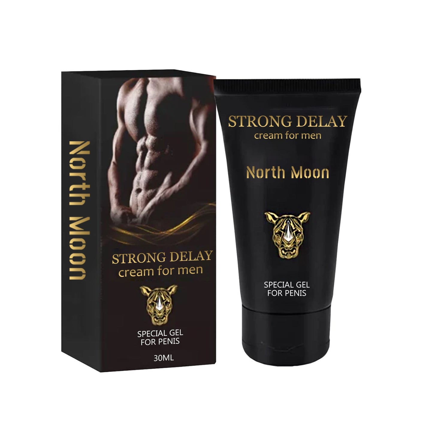 North Moon Men's Care Cream Relieves Stress, Body Fatigue, Anxiety, Increases Happiness, Relaxes Mood Cream 