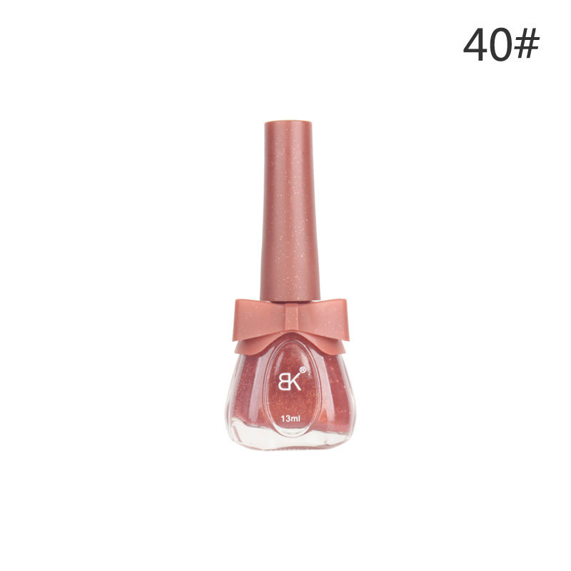 Water-based nail polish no baking quick drying tearable set nude transparent odorless long-lasting peelable cross-border nail polish