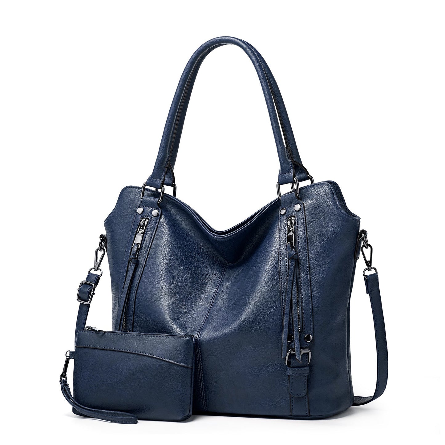 Women's bags 2024 autumn and winter new bags women's fashion messenger bags casual soft leather tote bags ladies handbags mother-and-child bags 