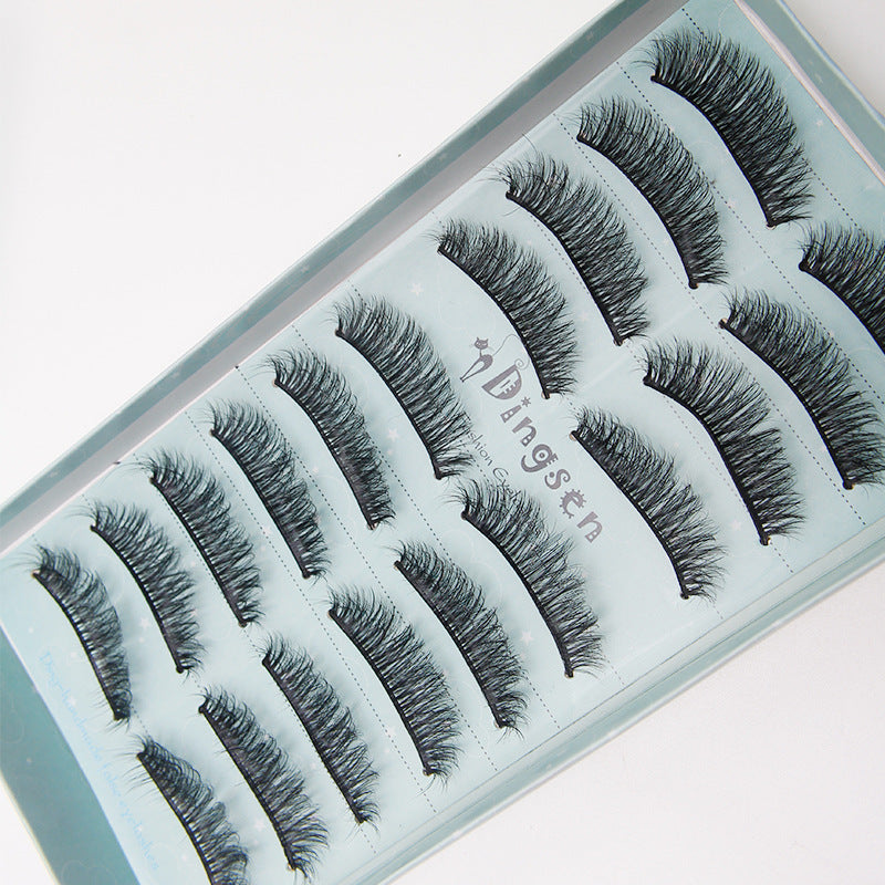 DINGSEN false eyelashes factory 10 pairs of 3D three-dimensional multi-layer eyelashes natural thick curled eyelashes