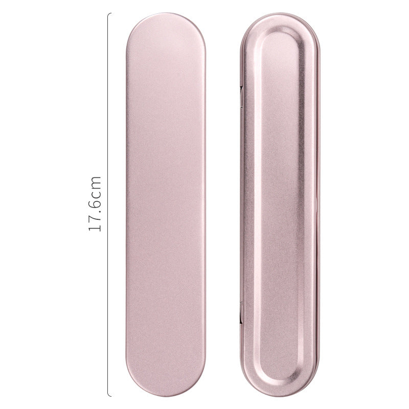 Wholesale grafting eyelash tweezers storage tool tinplate rectangular double layer sponge multi-color tweezers storage box