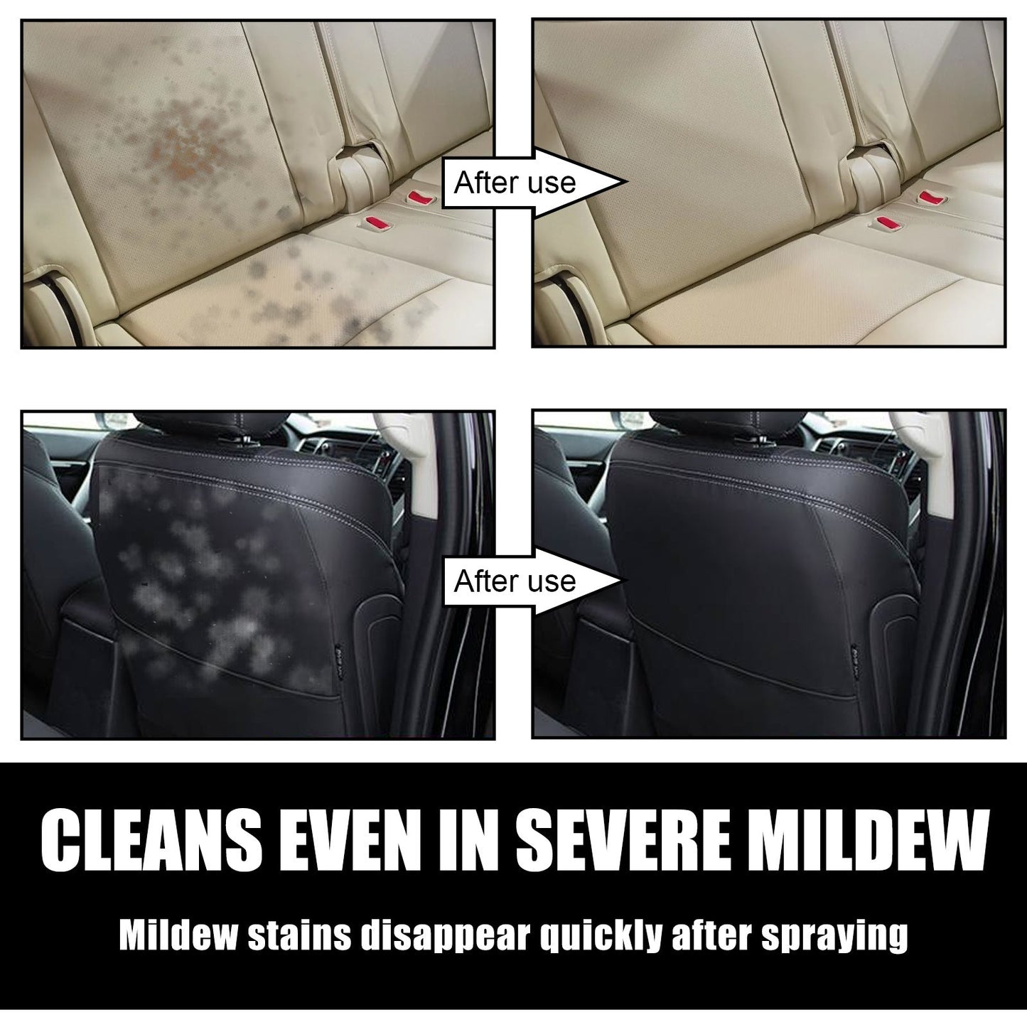 Rayhong car mildew remover cleaning and maintenance car interior mildew seat foot mat ceiling mildew remover spray 