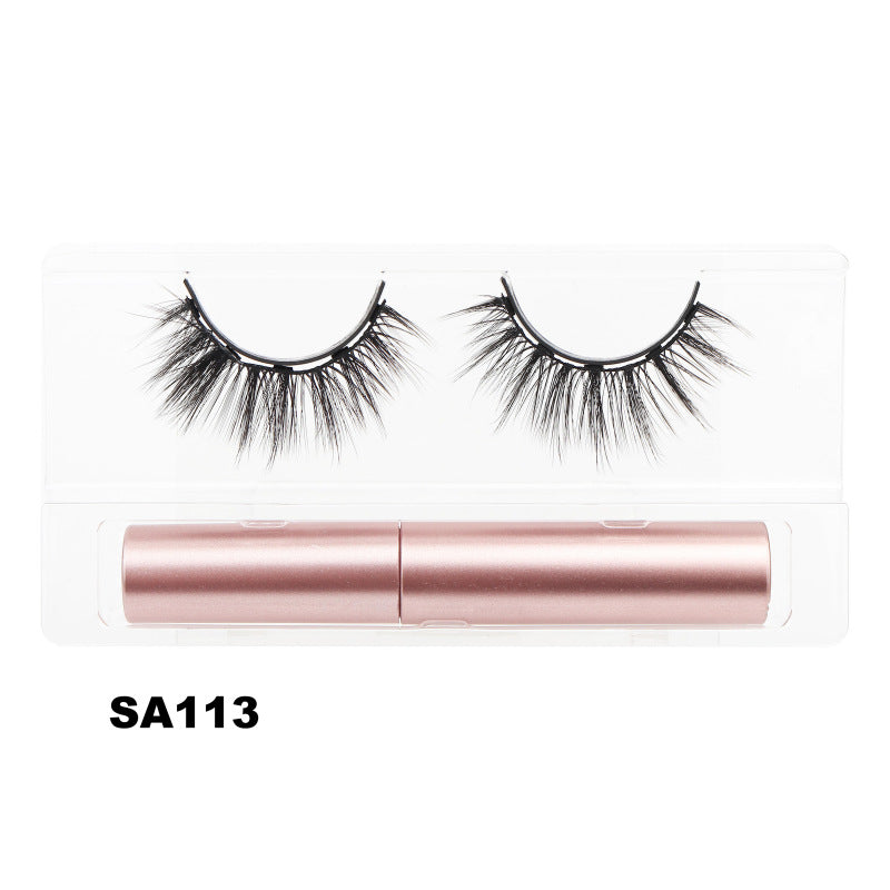 DINGSE magnetic eyelashes single pair false eyelashes glue-free eyelashes magnetic eyeliner natural eyelashes