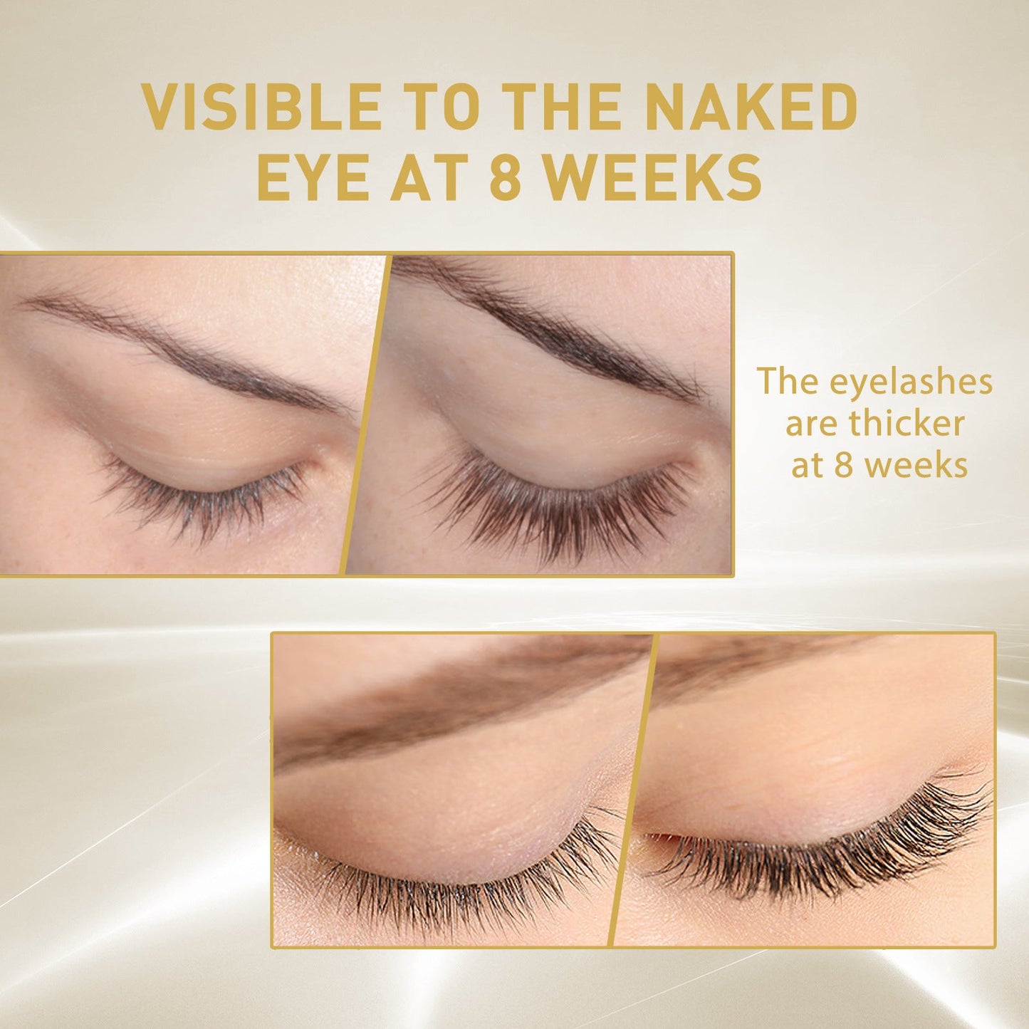 OUHOE eyelash serum is gentle, natural, moisturizing, beautiful, thick, long, black, curled, and traceless eyelashes. 