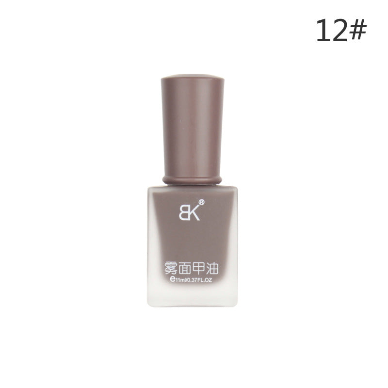 bk2024 summer fashion matte matte oily nail polish no baking long-lasting not easy to fall off can not be peeled frosted wholesale