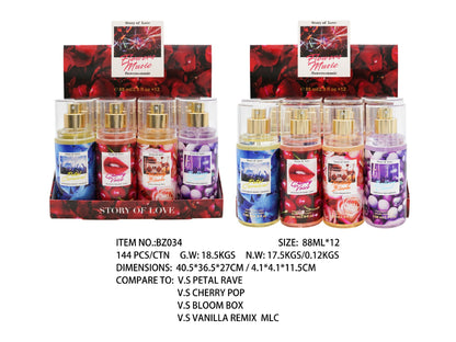 Cross-border English foreign trade perfume 88ml fragrance spray hot sale Victoria Europe, America, Middle East and Africa strong fragrance fruity 