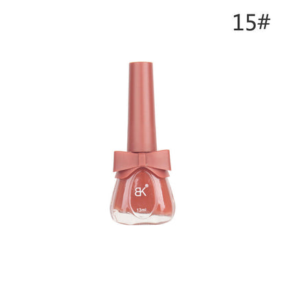 Water-based nail polish no baking quick drying tearable set nude transparent odorless long-lasting peelable cross-border nail polish