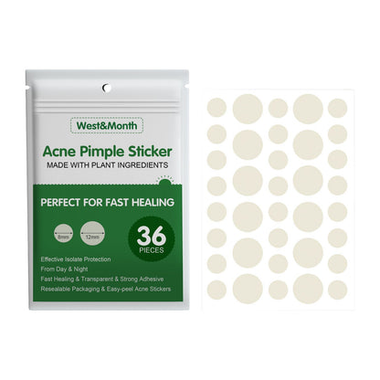 West&amp;Month liquid-absorbing acne patch invisible makeup artificial skin repair essential oil waterproof concealer breathable acne patch 