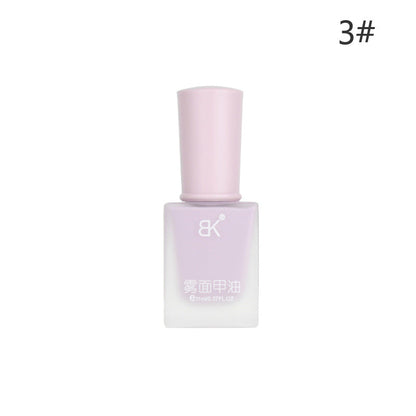 bk2024 summer fashion matte matte oily nail polish no baking long-lasting not easy to fall off can not be peeled frosted wholesale