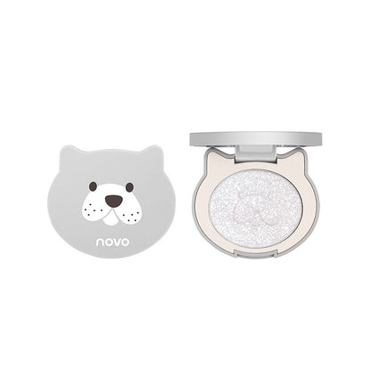 Makeup NOVO Animal Diary Mashed Potato Highlighter Matte Fine Glitter Three-dimensional Brightening Nose Shadow Shadow Contouring Palette