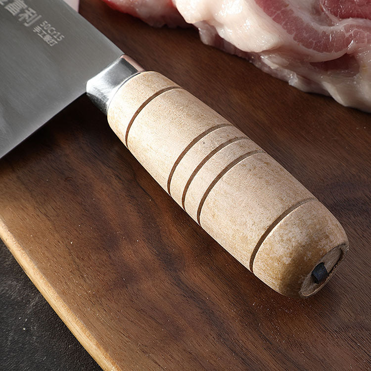 Forged kitchen split knife stainless steel meat cutting meat butcher knife household meat cutting meat cutter knife