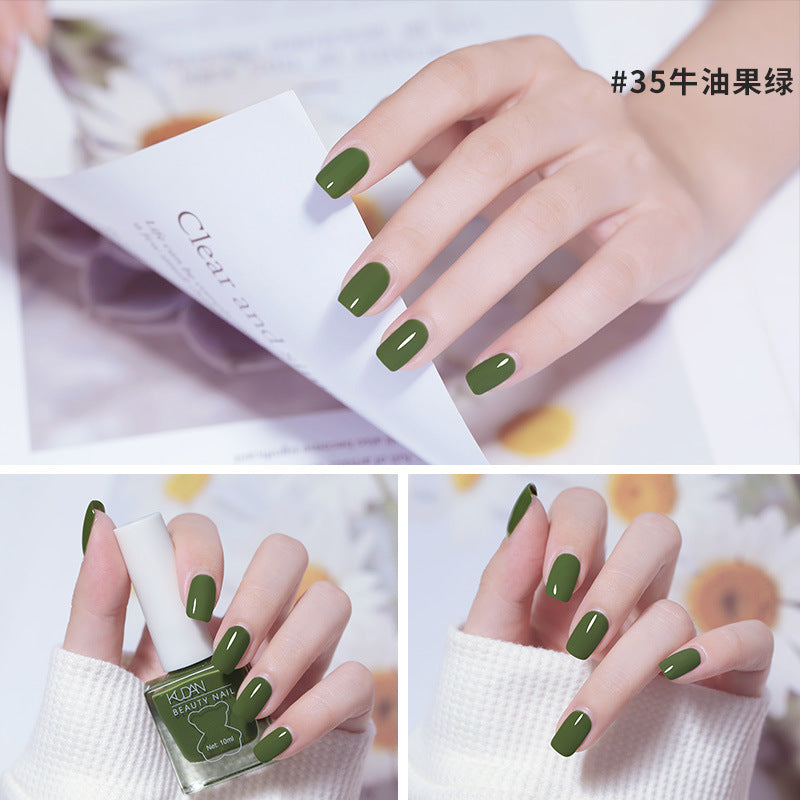 Nail polish long-lasting no-bake ice-clear non-tear oily nail polish wholesale cross-border Douyin hot-selling quick-drying nail polish