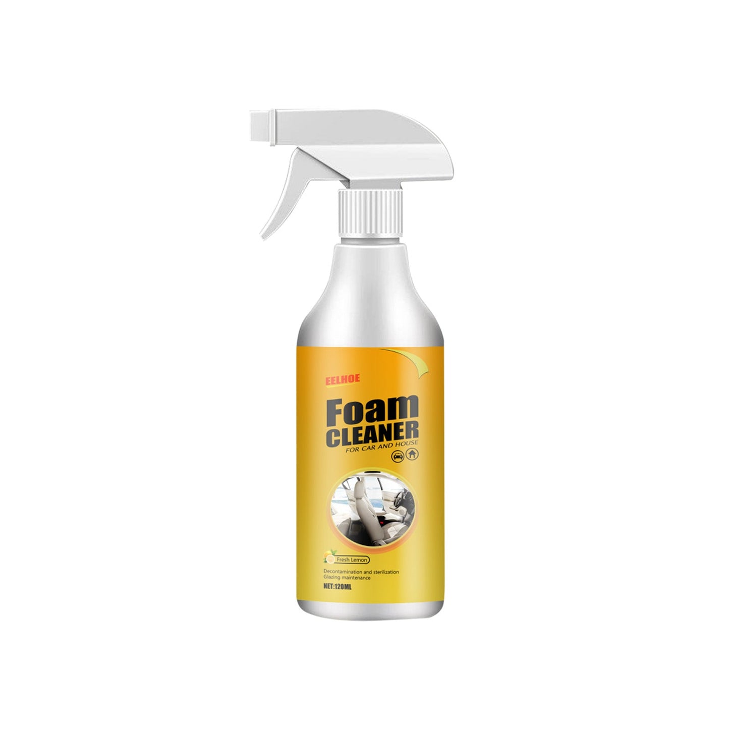 EELHOE multi-purpose foam cleaner to clean seats, car interior decontamination foam head cleaner 