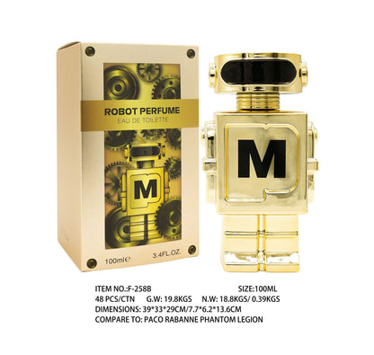 New Phantom Robot Men's Perfume 100ml Long-lasting Woody Tone Cross-border Southeast Asian Affordable Fragrance 