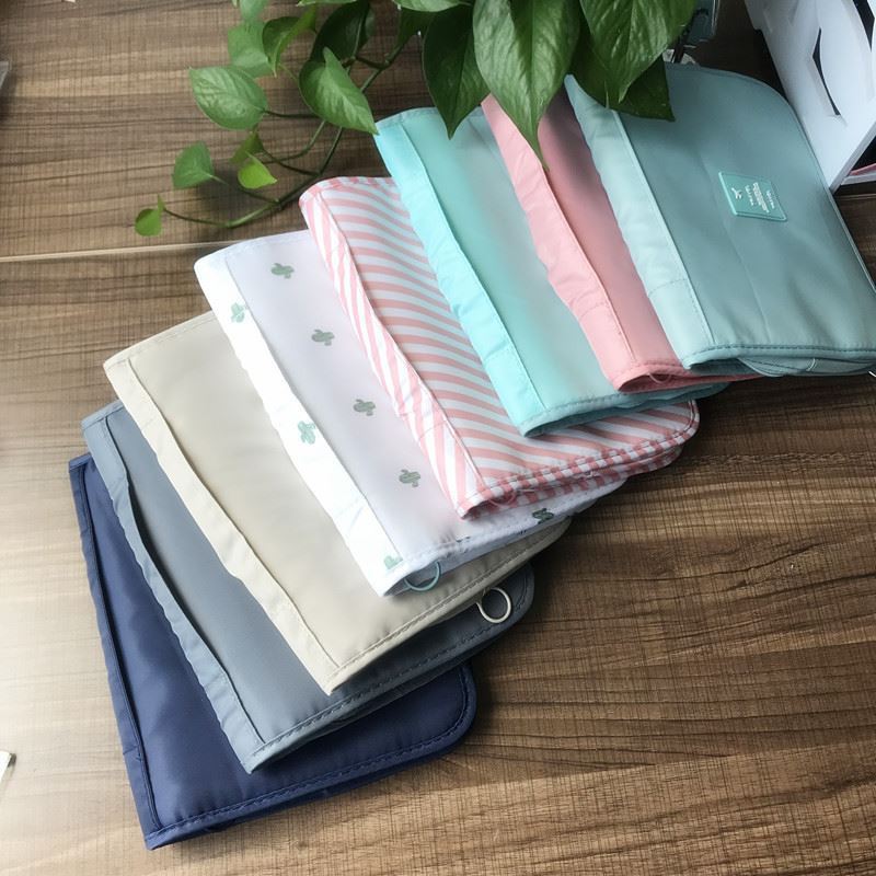 Korean version of large capacity travel twill hook bag storage bag portable portable toiletry bag factory supply good price 