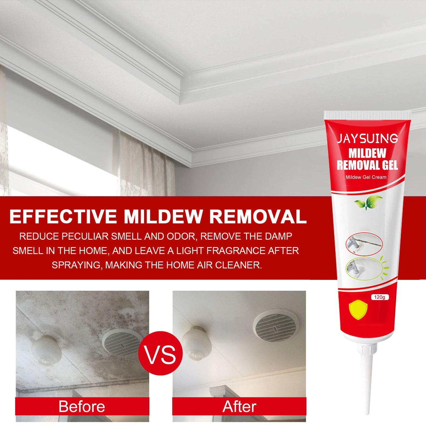 Jaysuing mildew remover bathroom kitchen ceiling wall wall cleaning stains mildew remover 