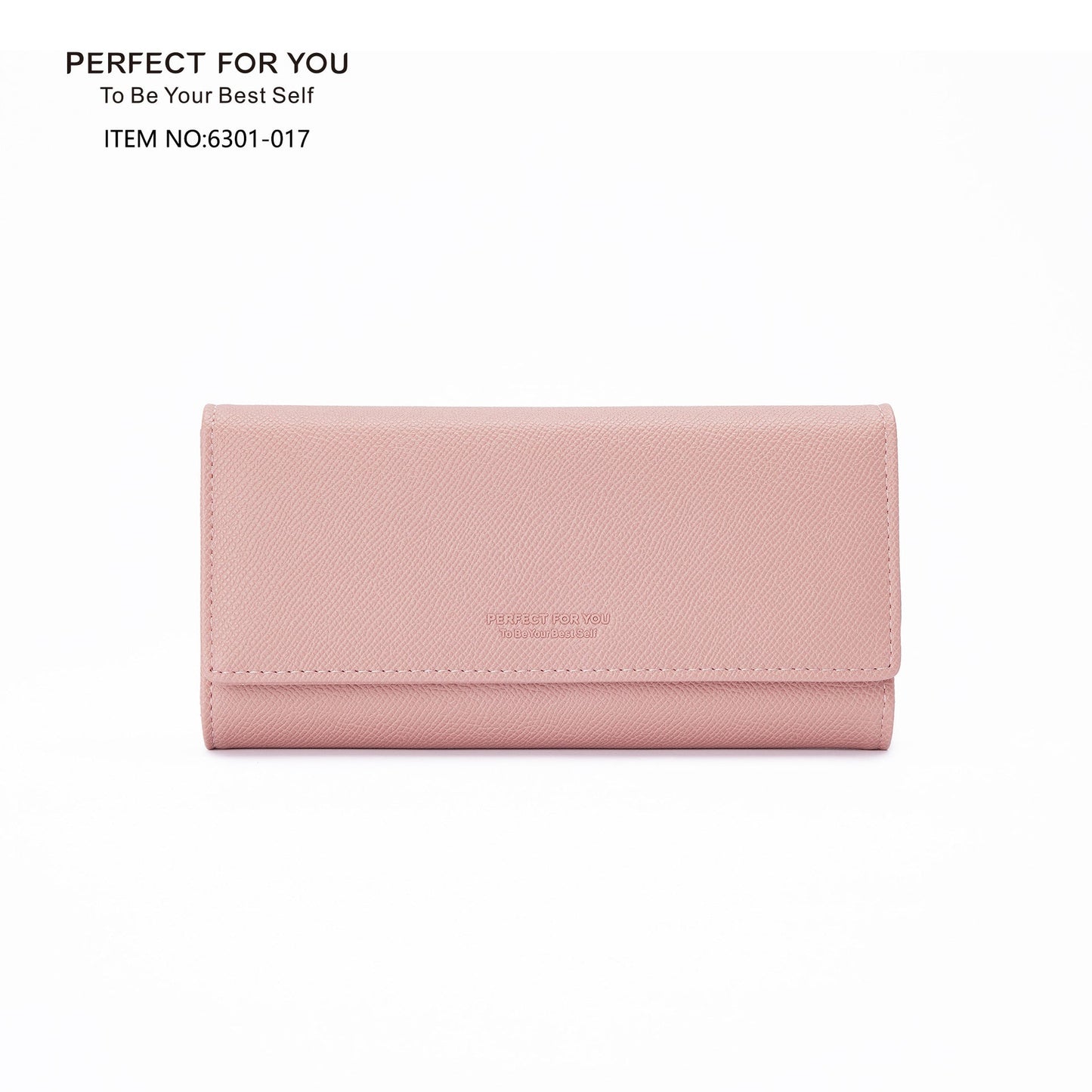 perfect for you wallet women's long PU simple fashion accordion large capacity clutch wallet 