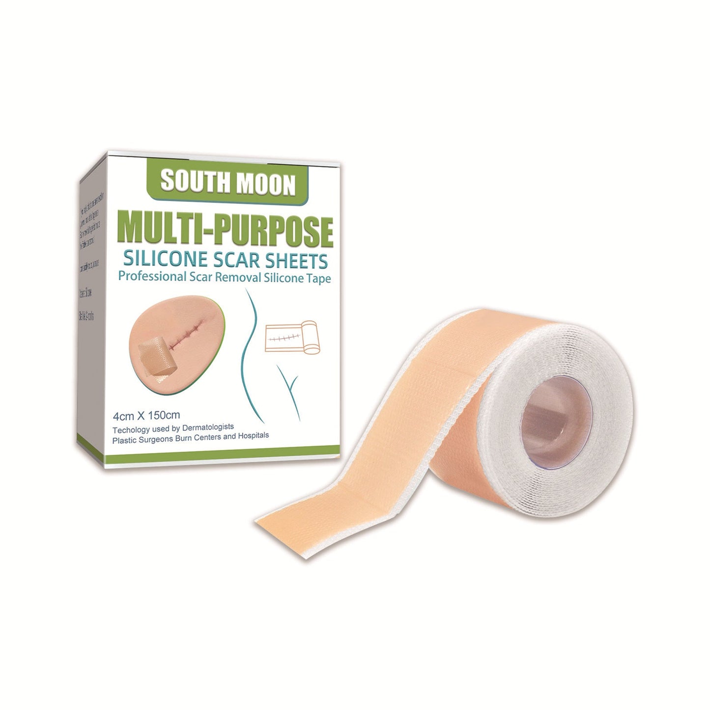 South Moon Silicone Gel Scar Patch Lightens and Repairs Skin Pregnancy Smooths Skin Surgical Scar Patch 