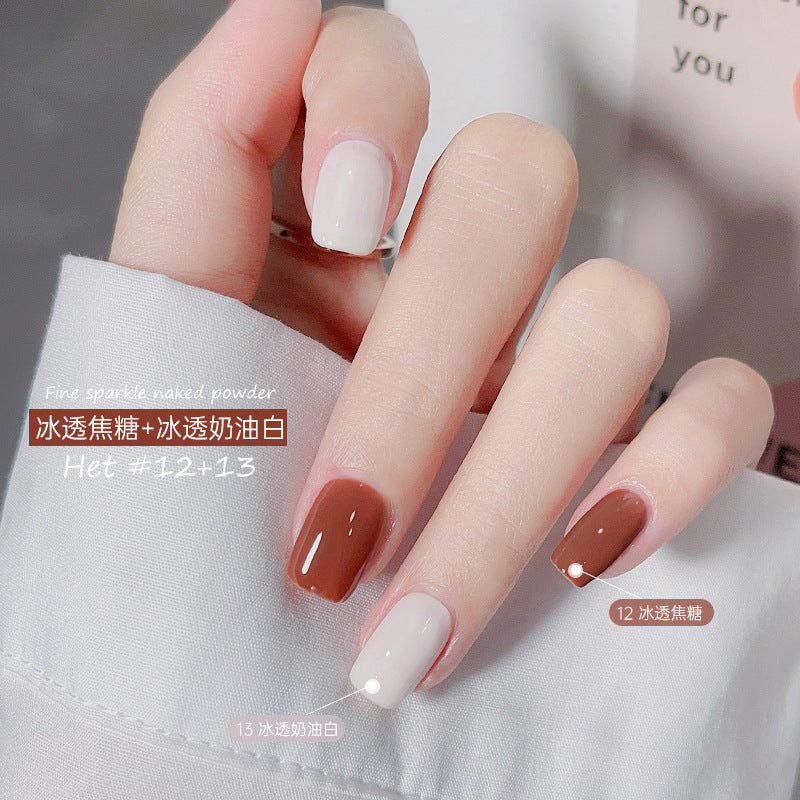 bk autumn and winter new nail polish free baking quick drying water-based non-peelable nude jelly children's nail polish nail polish wholesale