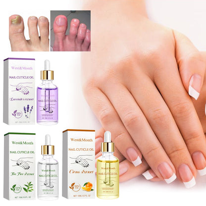 West&amp;Month nail strengthening cuticle oil repair onychomycosis soft nail thickening moisturizing bright nail care oil 