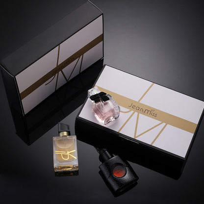 Xiaocheng Yixiang Black Crow Perfume Gift Box Lasting Light Fragrance Douyin Hot Reversal Freedom Women's Perfume Set Wholesale