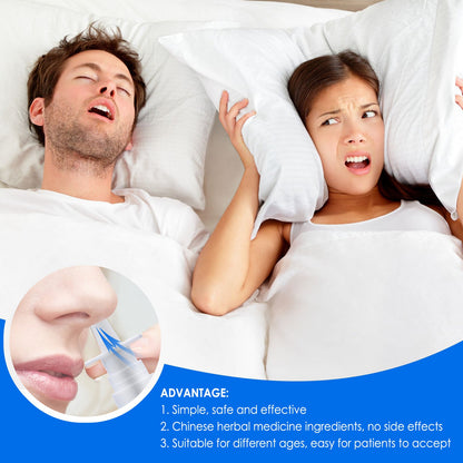 Herbal anti-snoring spray Herbal plants soothe nasal snoring anti-snoring spray Plant essence nasal spray 