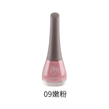 Beisijie's new rose oil nail polish water-based seven-day no-bake long-lasting non-peelable quick-drying whitening and shiny wholesale 