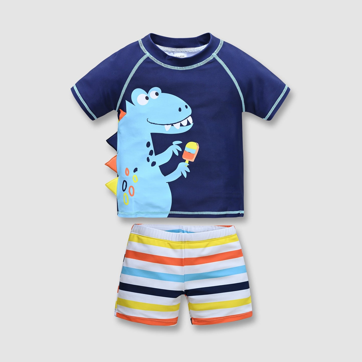 Boys swimsuit cartoon sun protection medium and large baby boy cute hot spring foreign trade children one-piece swimsuit manufacturers wholesale