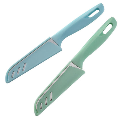 Stainless steel fruit knife kitchen knife Nordic color portable peeler household fruit knife gift knife