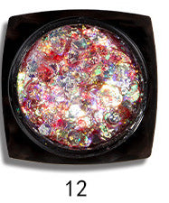 Zhifei net celebrity eye makeup mermaid sequins star patch girl eye corner sequins annual party makeup gel sequins