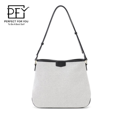 Perfect For You Women's Tote Bag New Small Large Capacity Simple Canvas One Shoulder Underarm Bag Women