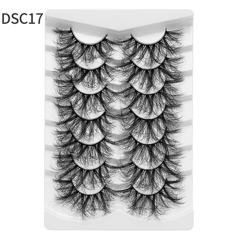 DINGSEN false eyelashes manufacturer cross-border stable eyelashes long explosive style eyelashes