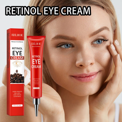 EELHOE Retinol Firming Eye Cream ផ្តល់សំណើម និងបន្តឹងស្បែកជុំវិញភ្នែក កាត់បន្ថយស្នាមជ្រួញ ប្រឆាំងភាពចាស់ ប្រឆាំងភាពជ្រីវជ្រួញ 