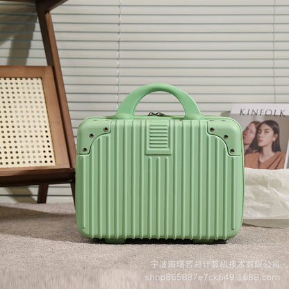 Korean version 14 inch suitcase ladies suitcase travel bag souvenir cosmetic box small travel storage box wholesale 