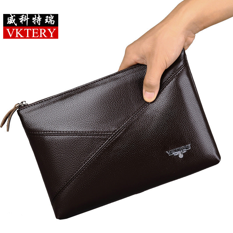 Vicoteri large size men's envelope clutch shoulder crossbody backpack business casual men's bag