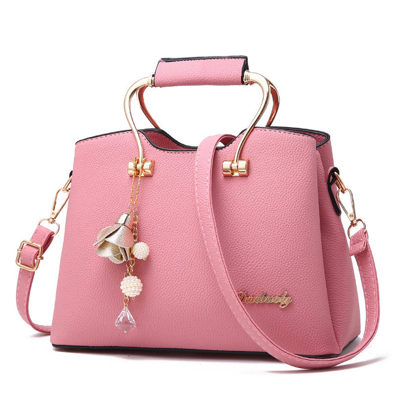 Bags 2024 summer new large capacity trendy fashion women's handbags atmospheric trendy mom bag shoulder messenger bag 