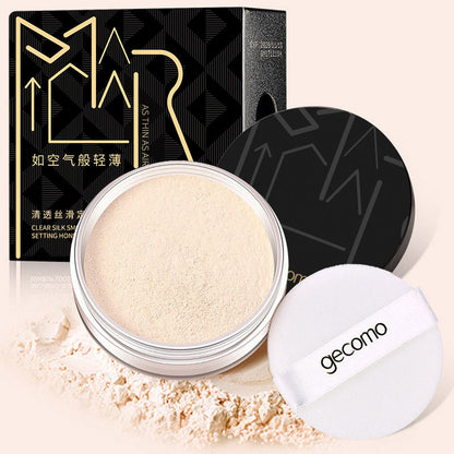 GECOMO breathable setting powder transparent powder repair concealer 24 hours long-lasting waterproof and sweat-proof non-makeup loose powder