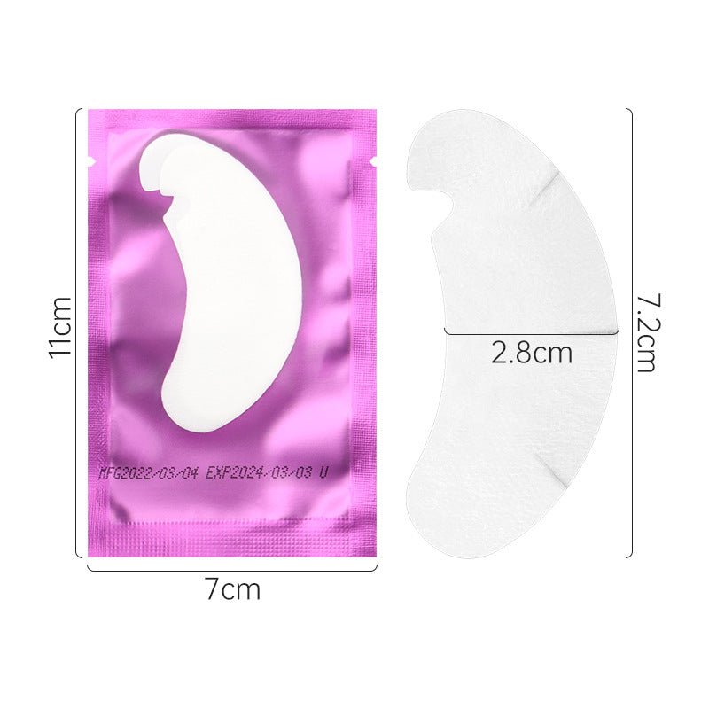 Wholesale Disposable Grafting Eyelash Isolation Eye Patch U-shaped Incision Non-woven Hydrogel Eye Patch