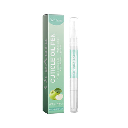 OceAura Green Apple Nail Care Oil repairs onychomycosis on hands and feet, protects the nail bed, deeply nourishes and is easily absorbed 