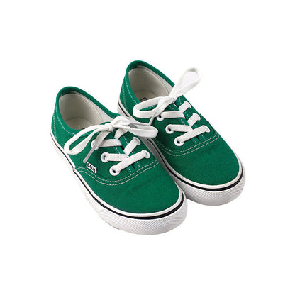 Children's shoes, one piece for children, boys and girls, slip-on canvas shoes, Korean style lace-up sneakers, plaid shoes