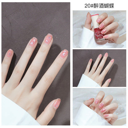 New oily nail polish, non-peelable, no-bake, long-lasting, no odor, natural and quick-drying, cross-border nail polish wholesale