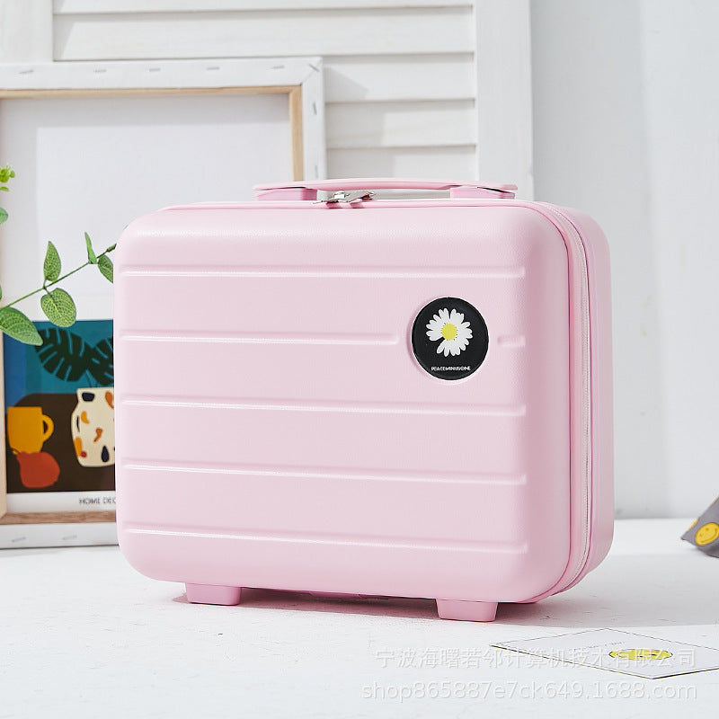 2024 New Retro Cosmetic Bag Large Capacity Washing Bag 16 Inch Multifunctional Compartment Storage Bag Portable Travel Case 