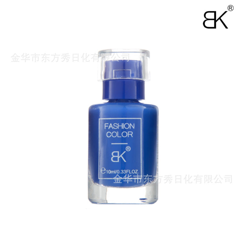 bk girl whitening 7 days 36 colors water-based nail polish no baking long-lasting can not be peeled and pulled no irritation odor wholesale 