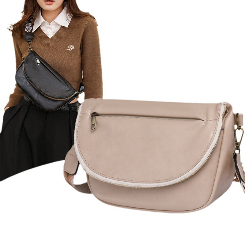 Cross-border bag women's new fashion retro one-shoulder underarm bag ladies bag casual simple chest bag women