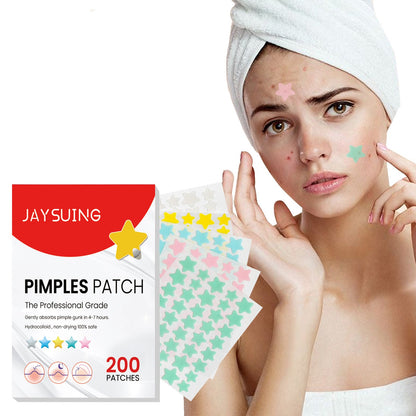 Jaysuing Acne Patch បំបាត់ស្នាមអុចខ្មៅ ជួសជុលស្នាមមុន និងស្នាមជាំ បិទបាំងស្នាមមុន 