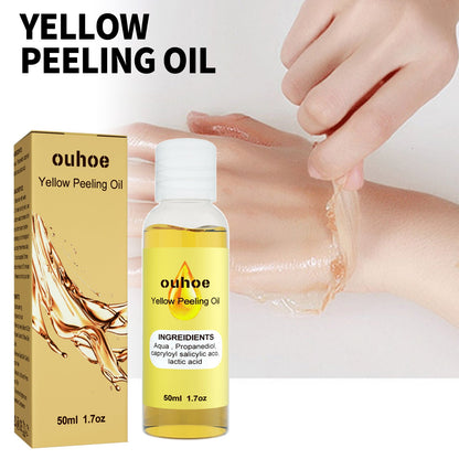 OUHOE whitening exfoliating oil deep cleansing exfoliates dead skin fades spots brightening skin care oil 