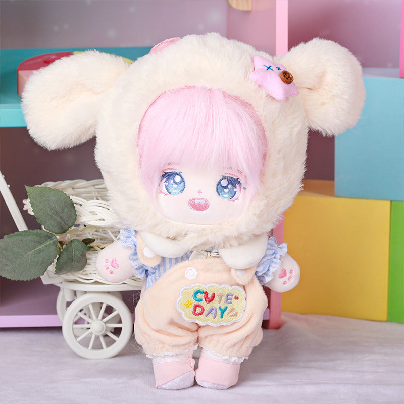 Qixi Festival gift genuine 20CM cotton doll clothes doll Yiwu toy dress up girl gift spot