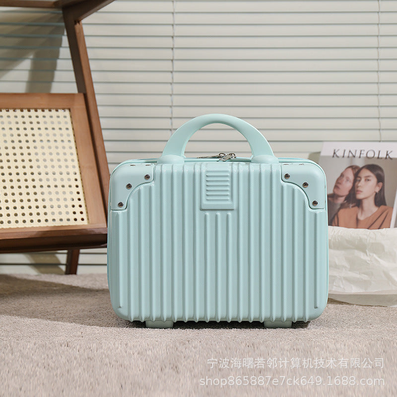 Korean version 14 inch suitcase ladies suitcase travel bag souvenir cosmetic box small travel storage box wholesale 