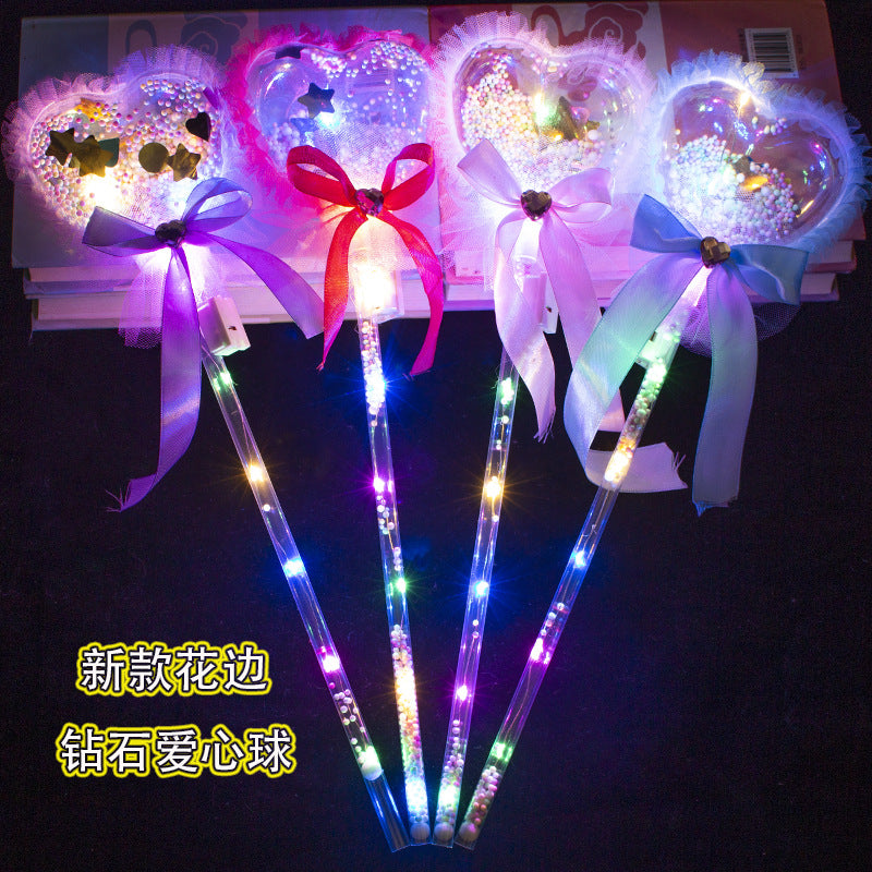 New Douyin same style LED luminous net red ball handheld fairy stick stall toy hot style factory wholesale