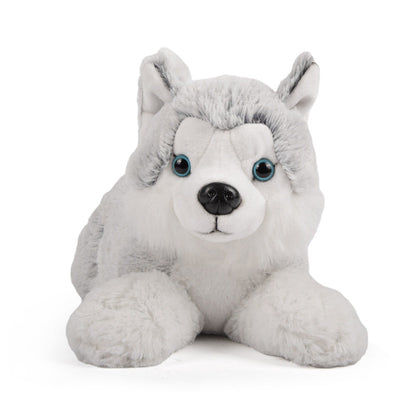 Simulation Husky Puppy Animal Doll New Style Plush Toy Papa Dog Doll Children Gift Wholesale